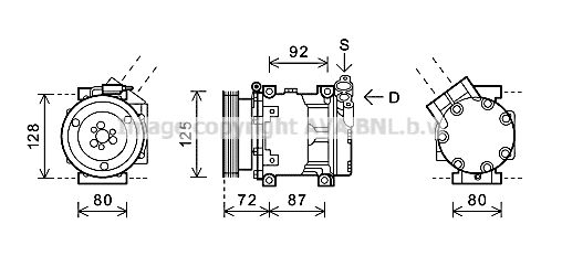 AVA QUALITY COOLING kompresorius, oro kondicionierius RTAK479